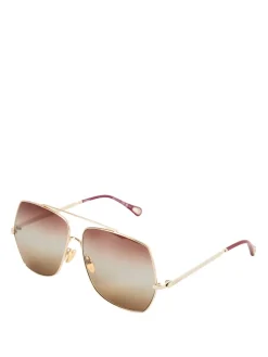 Sonnenbrille mit Verlaufsgläser Gold/Braun