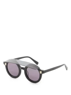 Sonnenbrille mit Visier Schwarz