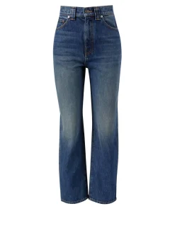 Staight-Leg Jeans 'Shaibi' Blau