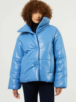 Steppjacke 'Hide' Blau