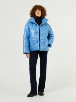 Steppjacke 'Hide' Blau