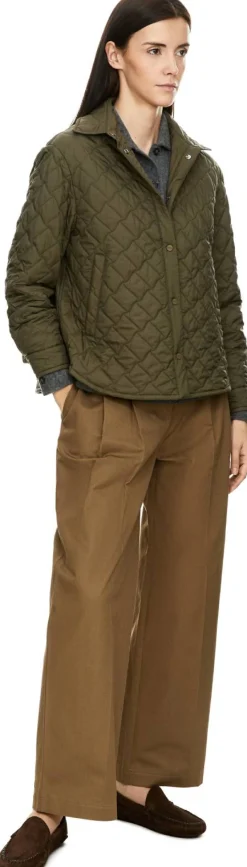 Steppjacke Khaki