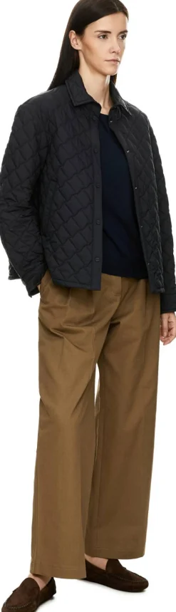 Steppjacke Marineblau
