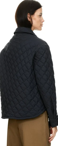 Steppjacke Marineblau