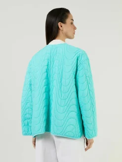 Steppjacke Türkis