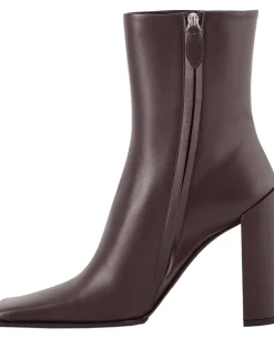 Stiefeletten aus Leder Braun