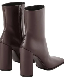 Stiefeletten aus Leder Braun