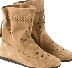 Stiefeletten 'Woosta' Taupe