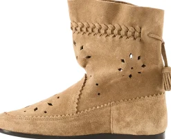 Stiefeletten 'Woosta' Taupe