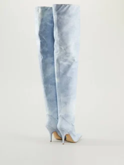 Stiefel '33' Hellblau