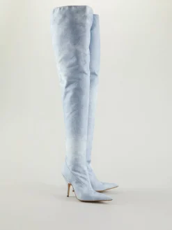 Stiefel '33' Hellblau