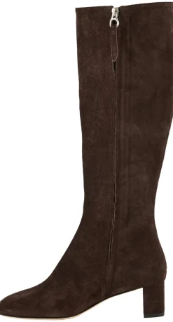 Stiefel 'Marty' aus Kalbsleder Dunkelbraun