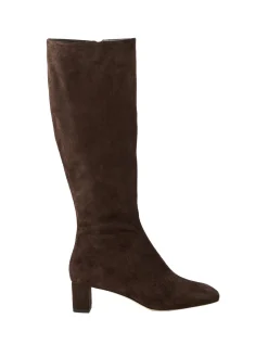 Stiefel 'Marty' aus Kalbsleder Dunkelbraun