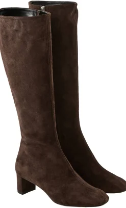 Stiefel 'Marty' aus Kalbsleder Dunkelbraun