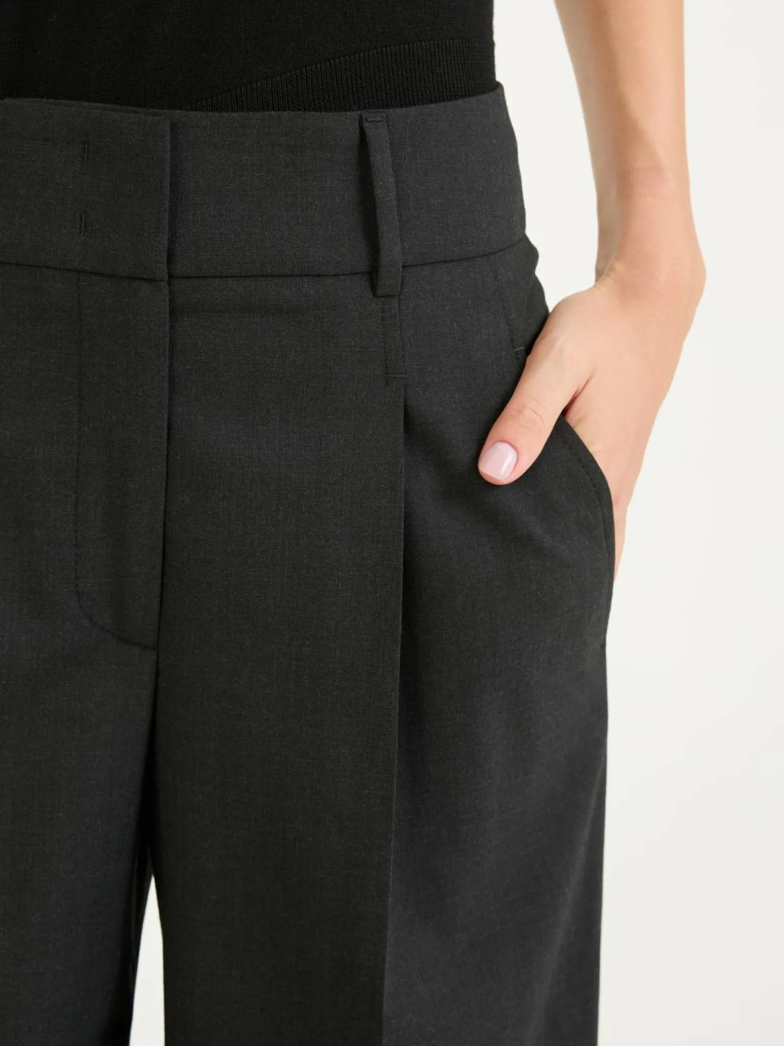 Stoffhose Anthrazit