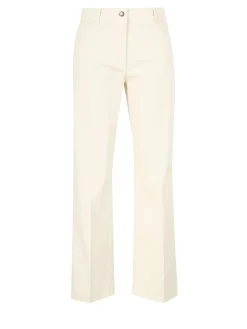 Stoffhose Beige