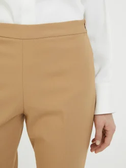 Stoffhose Beige