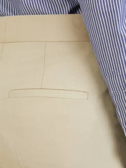 Stoffhose Beige