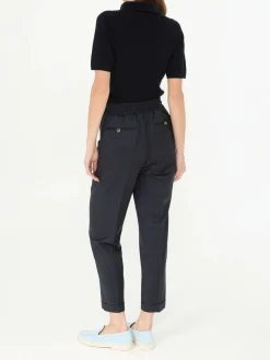 Stoffhose Blau