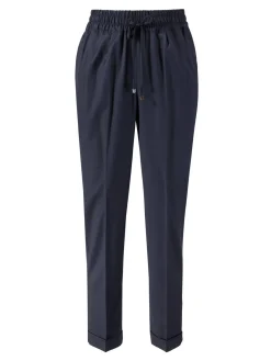 Stoffhose Blau