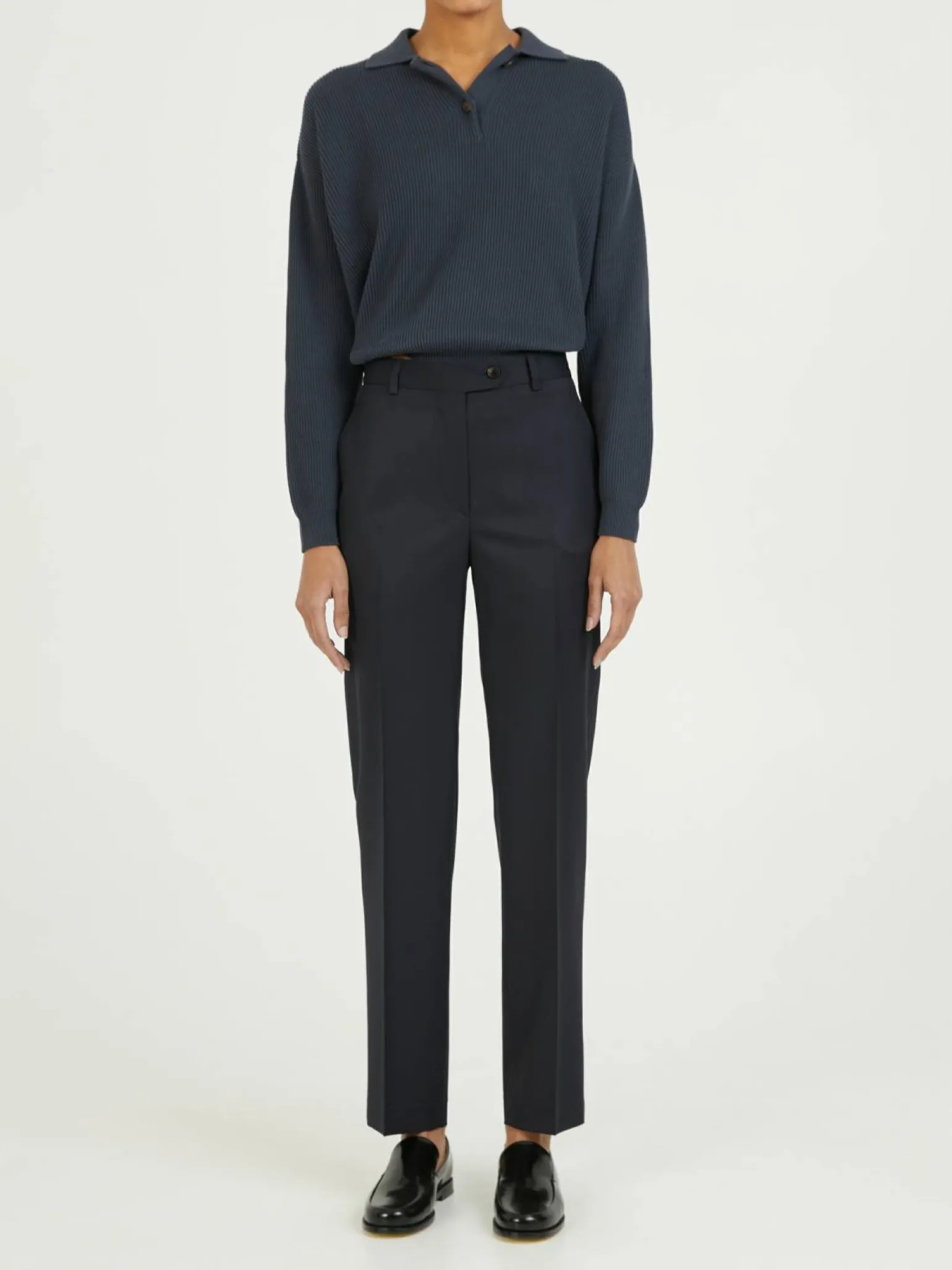 Stoffhose Blau