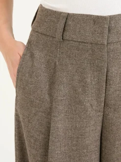 Stoffhose Braun