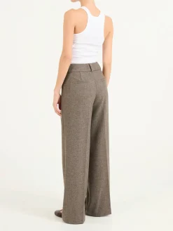 Stoffhose Braun