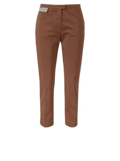 Stoffhose Braun