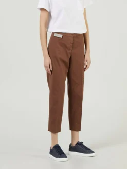 Stoffhose Braun