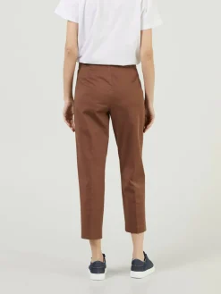 Stoffhose Braun