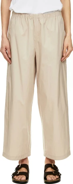 Stoffhose 'Bubble' Beige