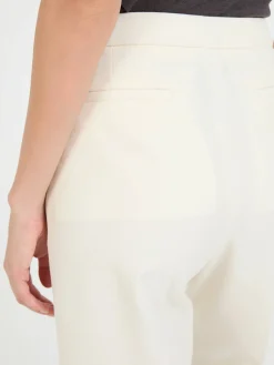 Stoffhose Crème