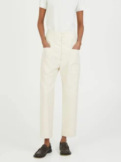 Stoffhose Crème