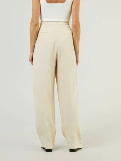 Stoffhose Crème