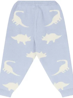 Stoffhose 'Dino Mist' Hellblau