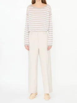 Stoffhose 'Domenica' Beige