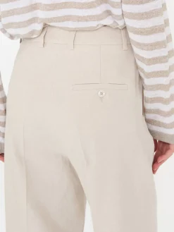 Stoffhose 'Domenica' Beige