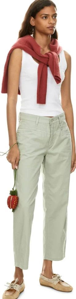 Stoffhose 'Elin' Hellgrün