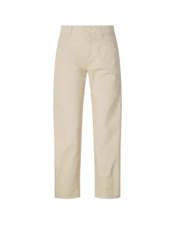 Stoffhose 'Elin Poplin' Beige