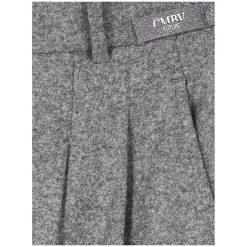 Stoffhose 'Emilie' aus Wolle Grau