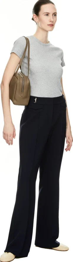 Stoffhose 'Fawn' Marineblau