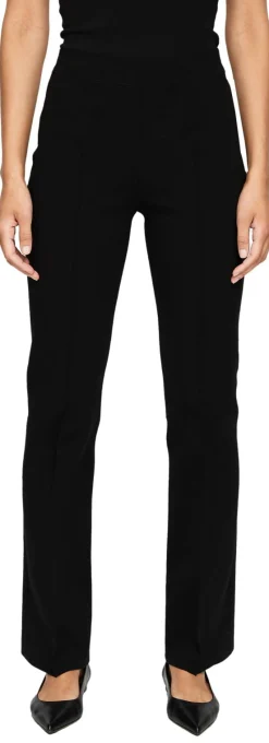 Stoffhose 'Geo Long Kick' Schwarz