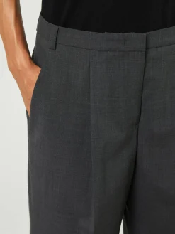 Stoffhose Grau