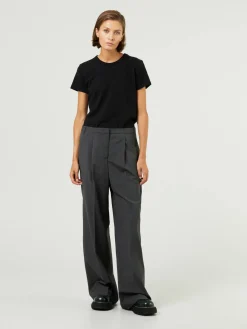 Stoffhose Grau