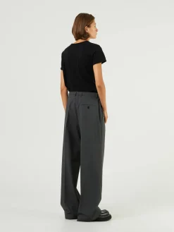Stoffhose Grau