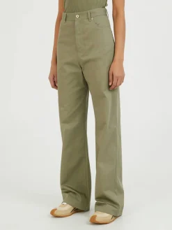 Stoffhose Khaki