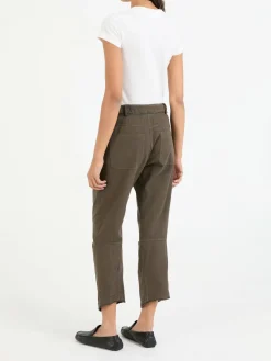 Stoffhose Khaki