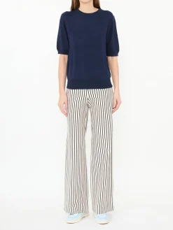 Stoffhose 'Kimberly' Marineblau
