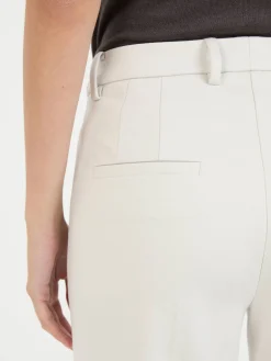 Stoffhose 'Krystal Jersey' Crème