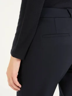 Stoffhose Marineblau
